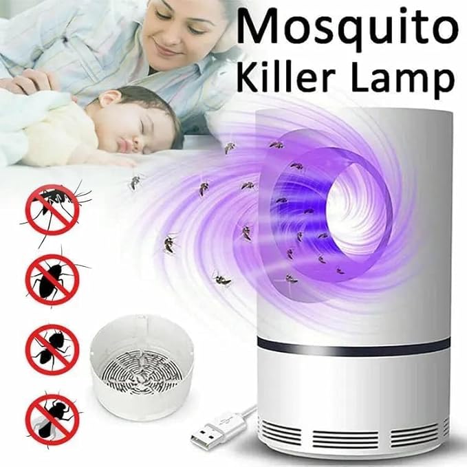 Electric Mosquito Killer Lamp – UV Light Insect Trap | Silent & Chemical-Free Bug Zapper for Home & Bedroom