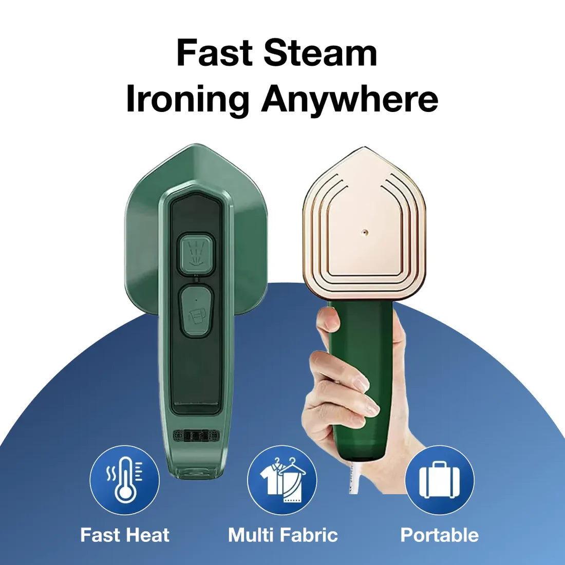 Portable Iron Travel Steamer for Clothes