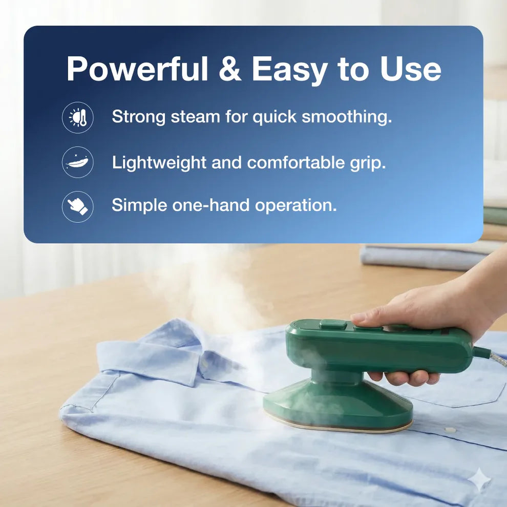 Portable Iron Travel Steamer for Clothes